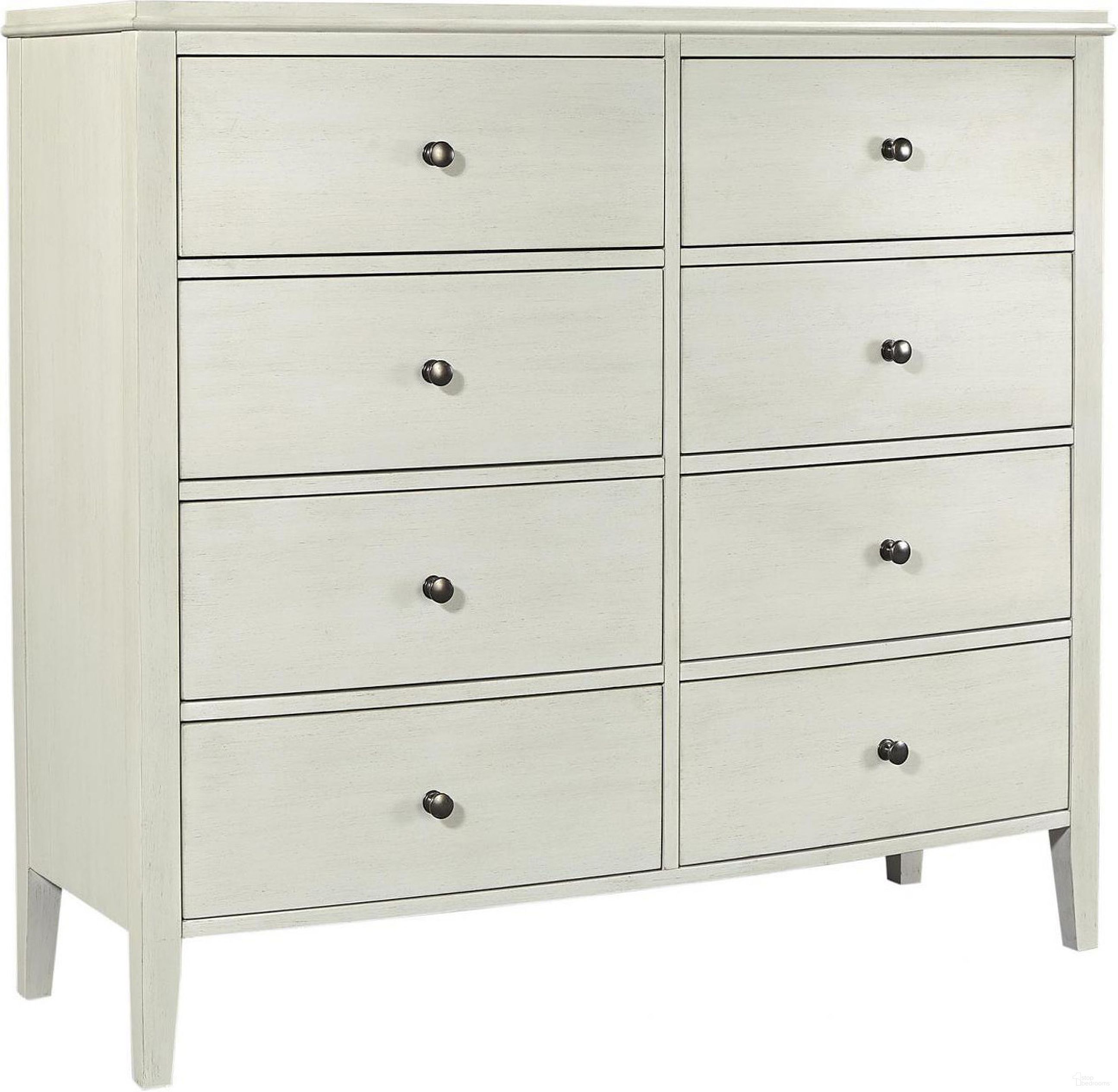 The appearance of Charlotte Tall Chesser In Pebble White designed by Aspenhome in the transitional interior design. This white piece of furniture was selected by 1StopBedrooms from Charlotte Collection to add a touch of cosiness and style into your home. Sku: I218-489-WHT-1. Material: Wood.