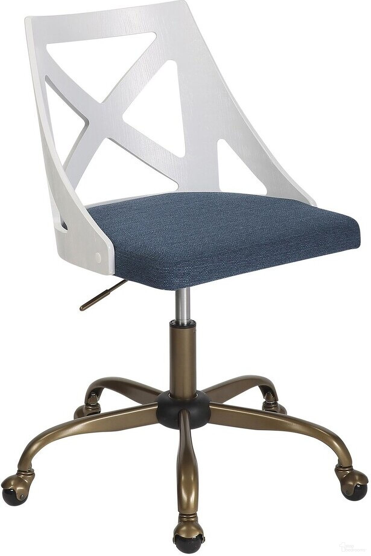 The appearance of Charlotte Task Chair In Copper designed by Lumisource in the country / farmhouse interior design. This copper piece of furniture was selected by 1StopBedrooms from Charlotte Collection to add a touch of cosiness and style into your home. Sku: OC-CHARLOT WTXTBU. Material: Wood.
