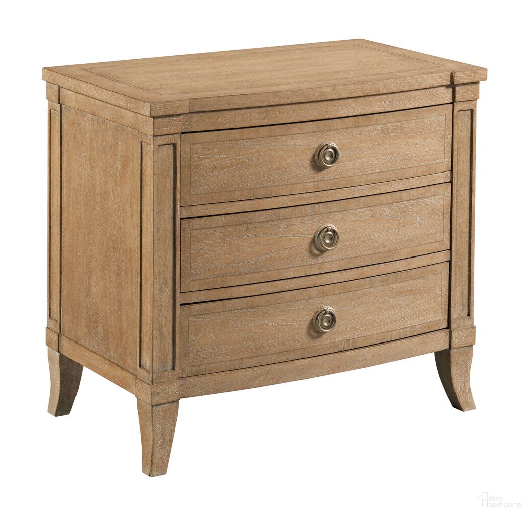 Chastain Three Drawer Nightstand In Caramel