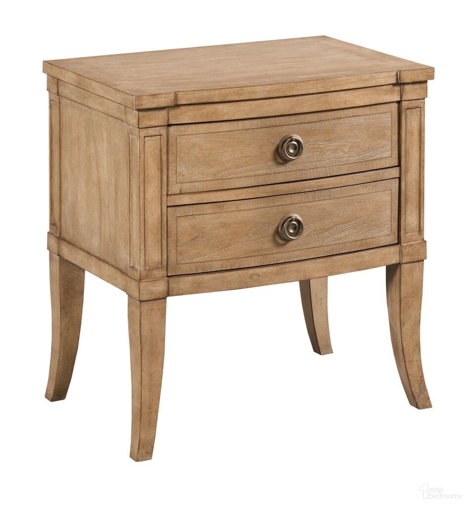 Chastain Two Drawer Nightstand In Caramel