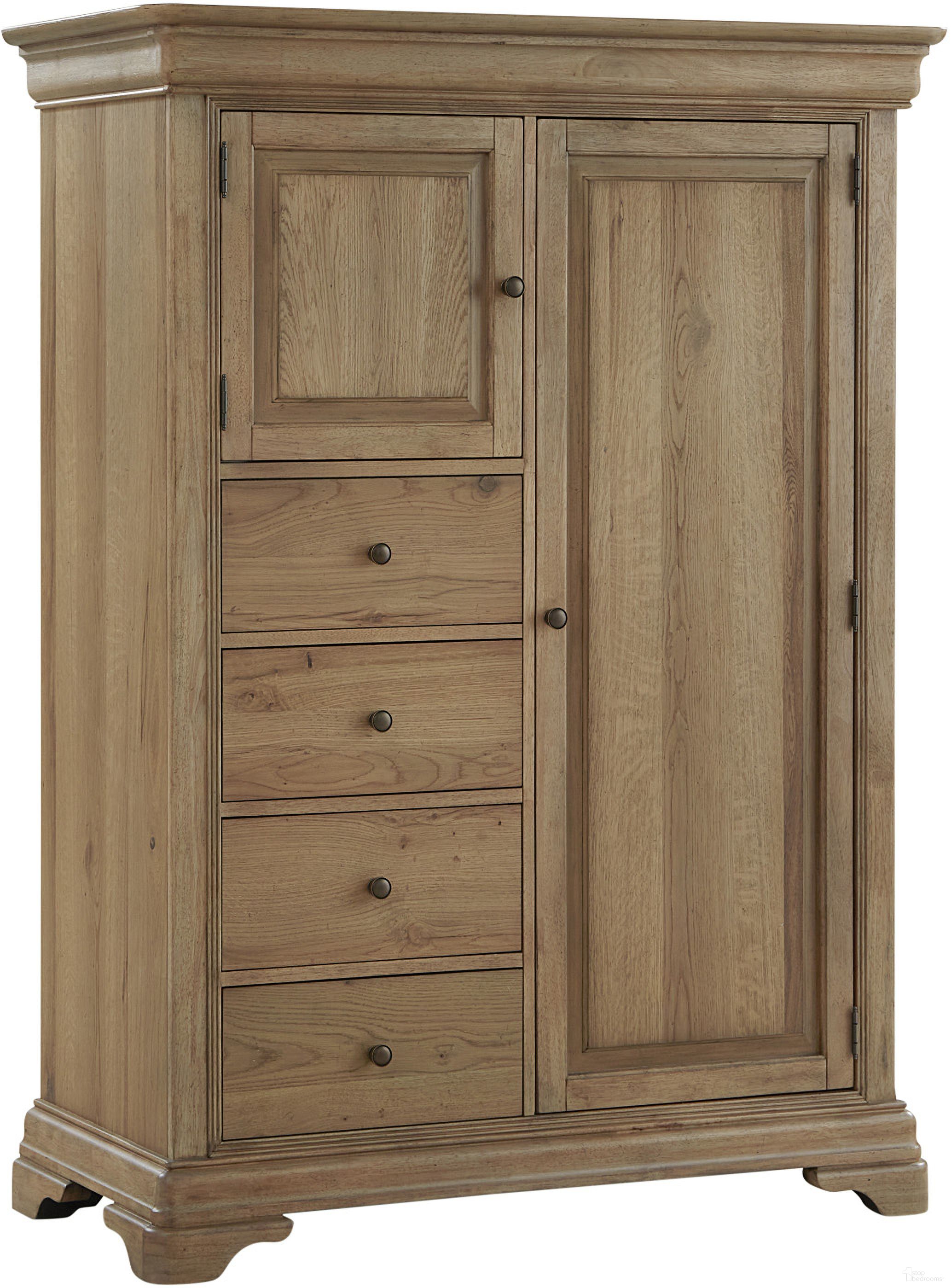 The appearance of Chateau Philippe Chiffarobe In Cognac designed by Aspenhome in the traditional interior design. This cognac piece of furniture was selected by 1StopBedrooms from Chateau Philippe Collection to add a touch of cosiness and style into your home. Sku: I3290-459. Material: Wood.