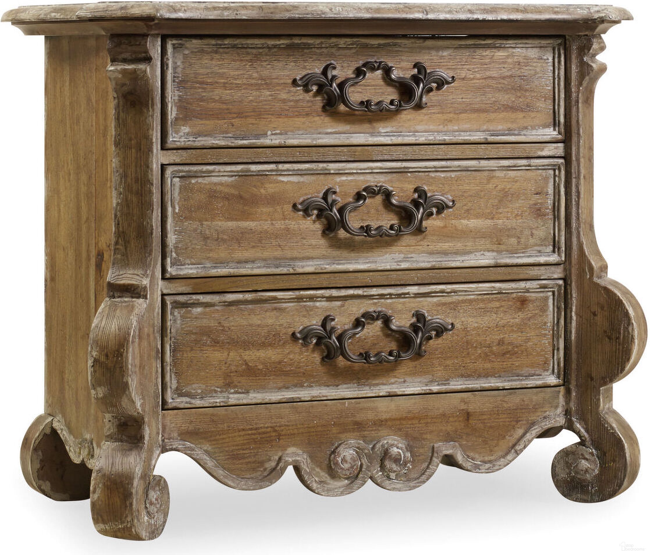 Chatelet Brown Wood Nightstand