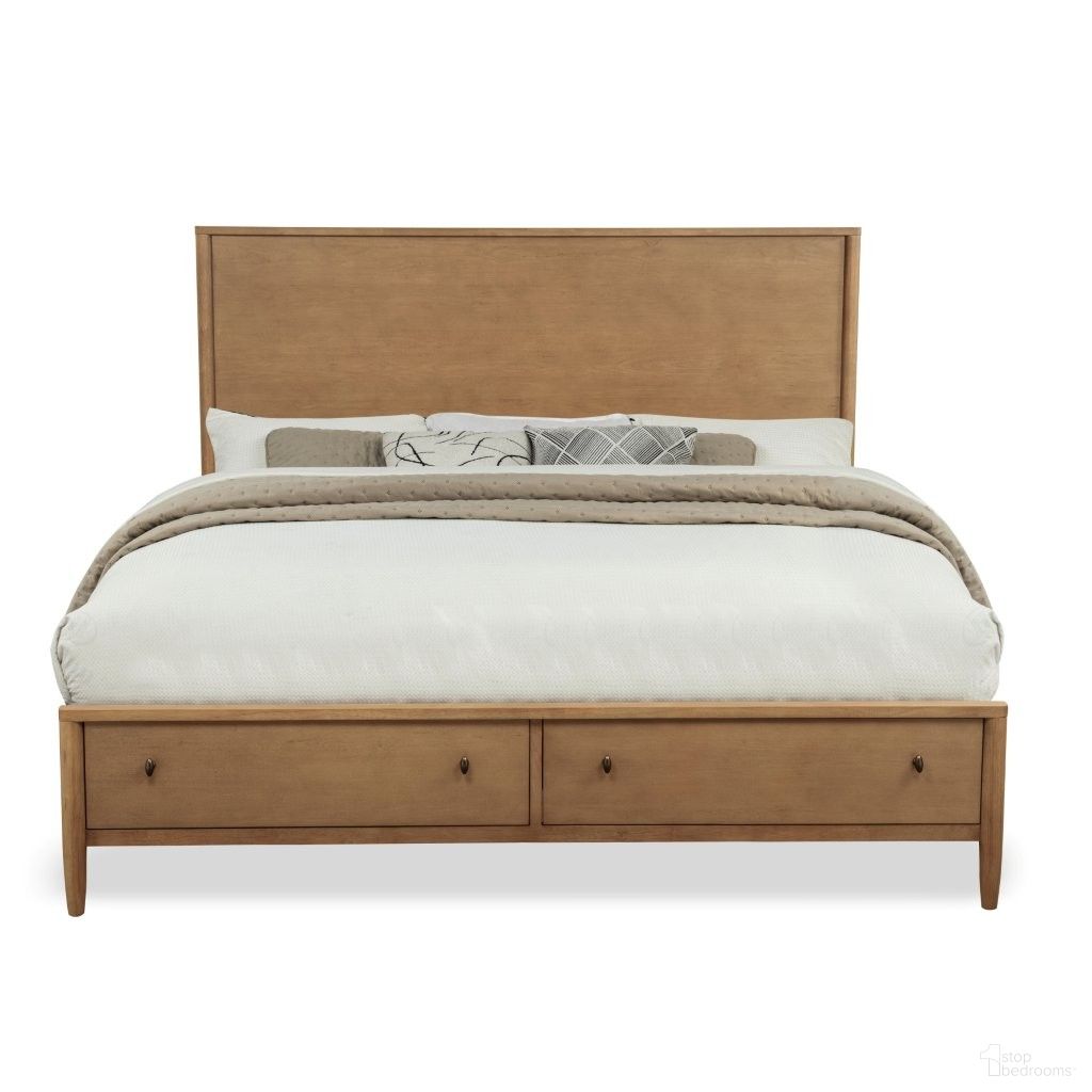 Chatham King Tall Storage Bed In Warm Maple