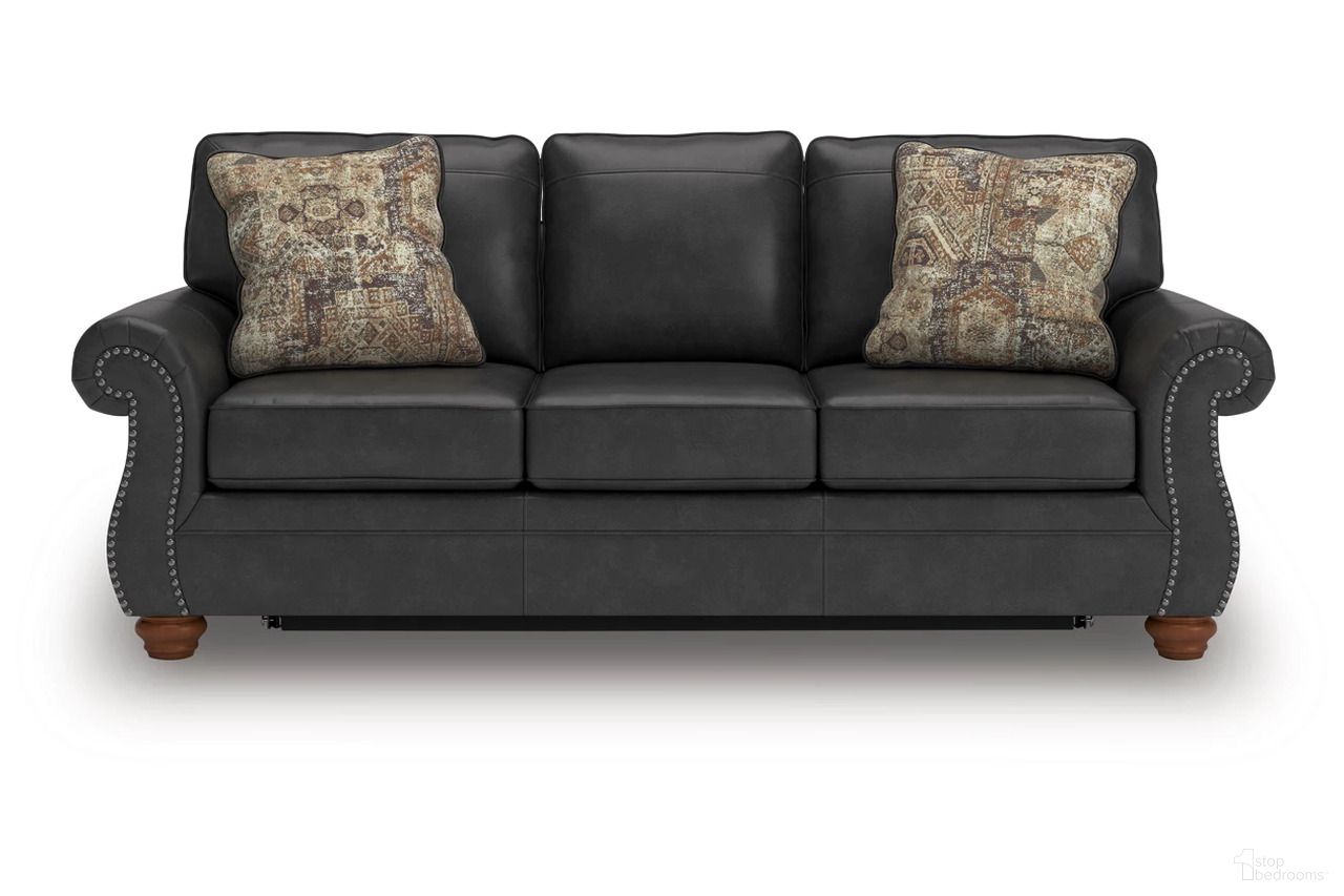The appearance of Chatterton Queen Sofa Sleeper In Granite designed by Signature Design by Ashley in the traditional interior design. This granite piece of furniture was selected by 1StopBedrooms from Chatterton Collection to add a touch of cosiness and style into your home. Sku: NC5590339. Material: Faux Leather.