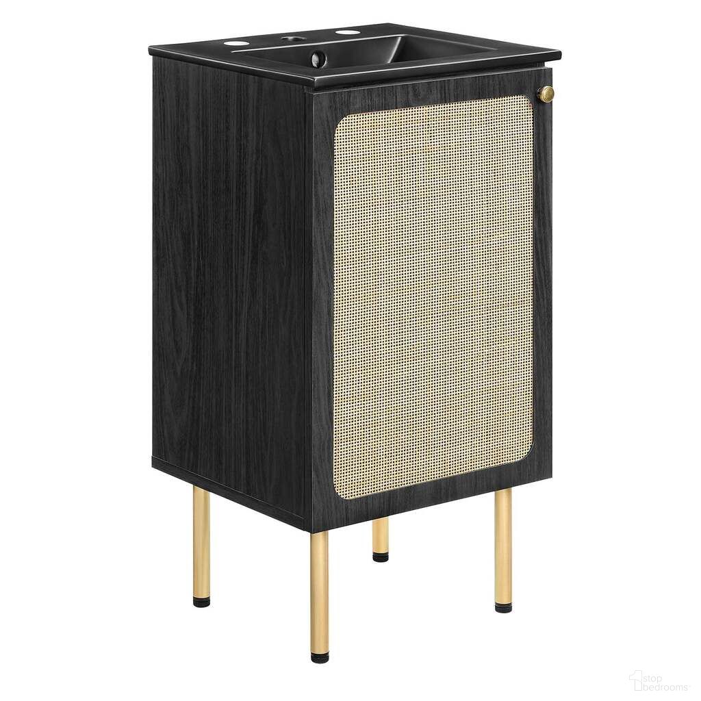 The appearance of Chaucer 18 Inch Bathroom Vanity In Black designed by Modway in the modern / contemporary interior design. This black piece of furniture was selected by 1StopBedrooms from Chaucer Collection to add a touch of cosiness and style into your home. Sku: EEI-5068-BLK;EEI-6600-BLK. Material: MDF.