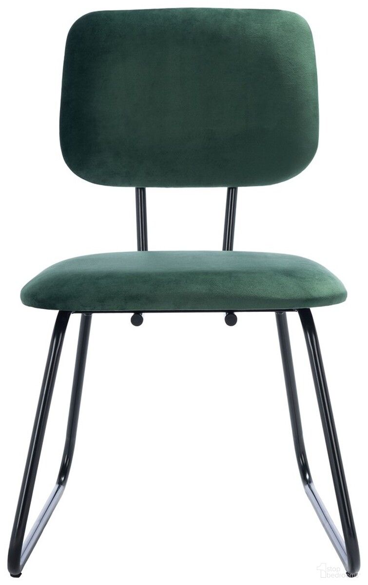 Chavelle Side Chair Set of 2 in Green