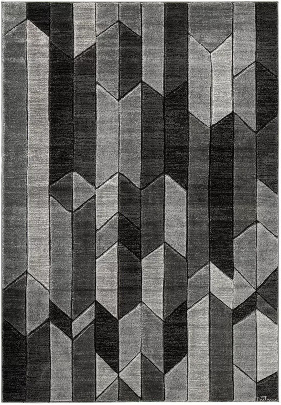 The appearance of Chayse Gray Large Rug designed by Signature Design by Ashley in the modern / contemporary interior design. This black and gray piece of furniture was selected by 1StopBedrooms from Chayse Collection to add a touch of cosiness and style into your home. Sku: R403461. Material: Fabric.