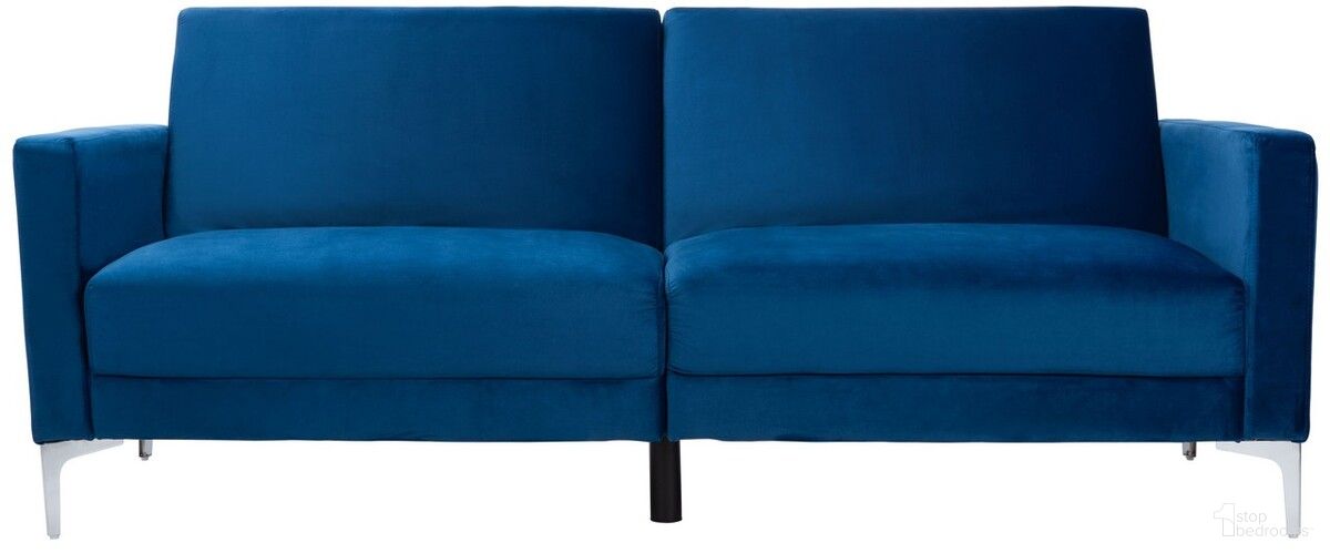 The appearance of Chelsea Foldable Futon Bed LVS2005A designed by Safavieh in the modern / contemporary interior design. This navy piece of furniture was selected by 1StopBedrooms from Chelsea Collection to add a touch of cosiness and style into your home. Sku: LVS2005A. Material: Steel.
