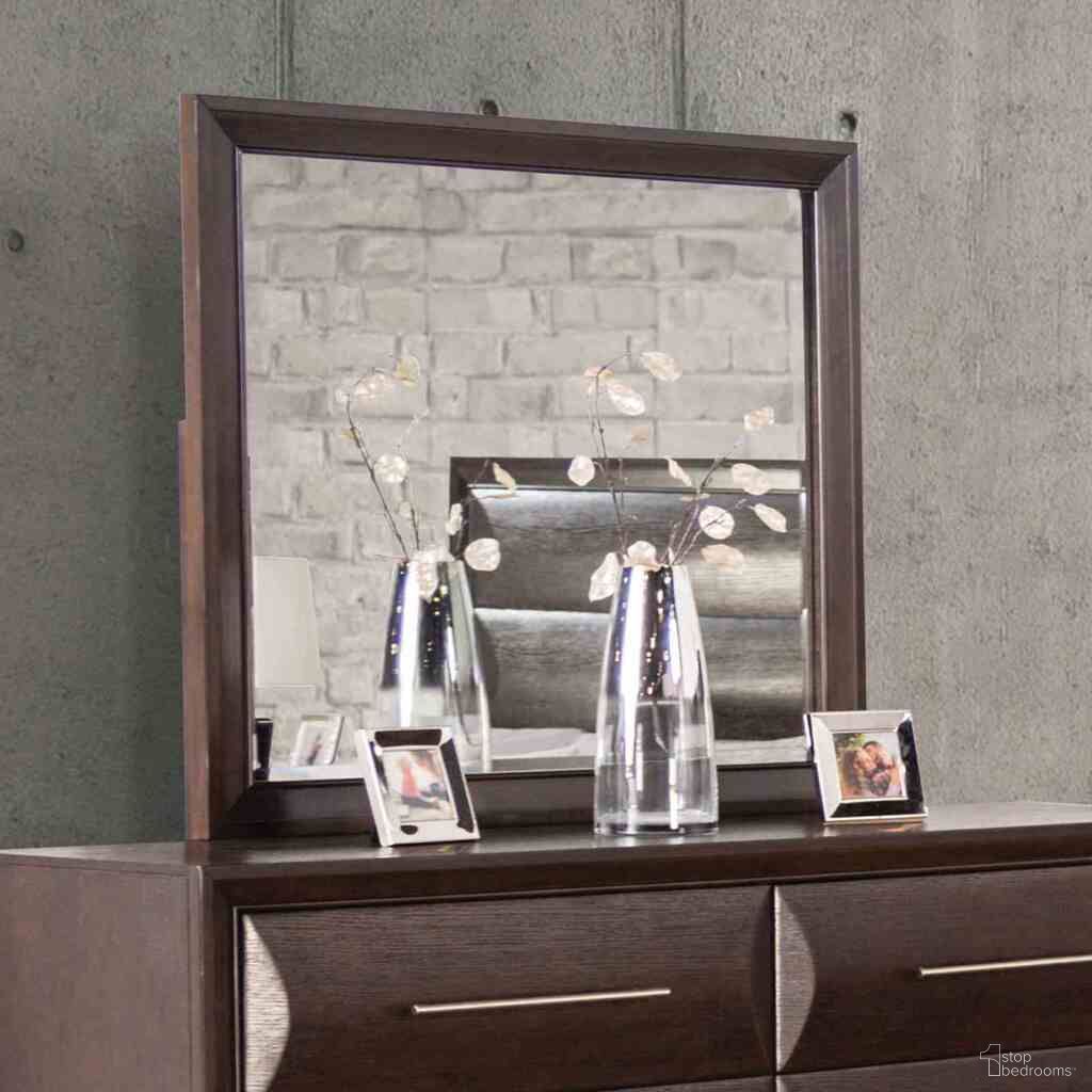Chemnitz Mirror In Espresso