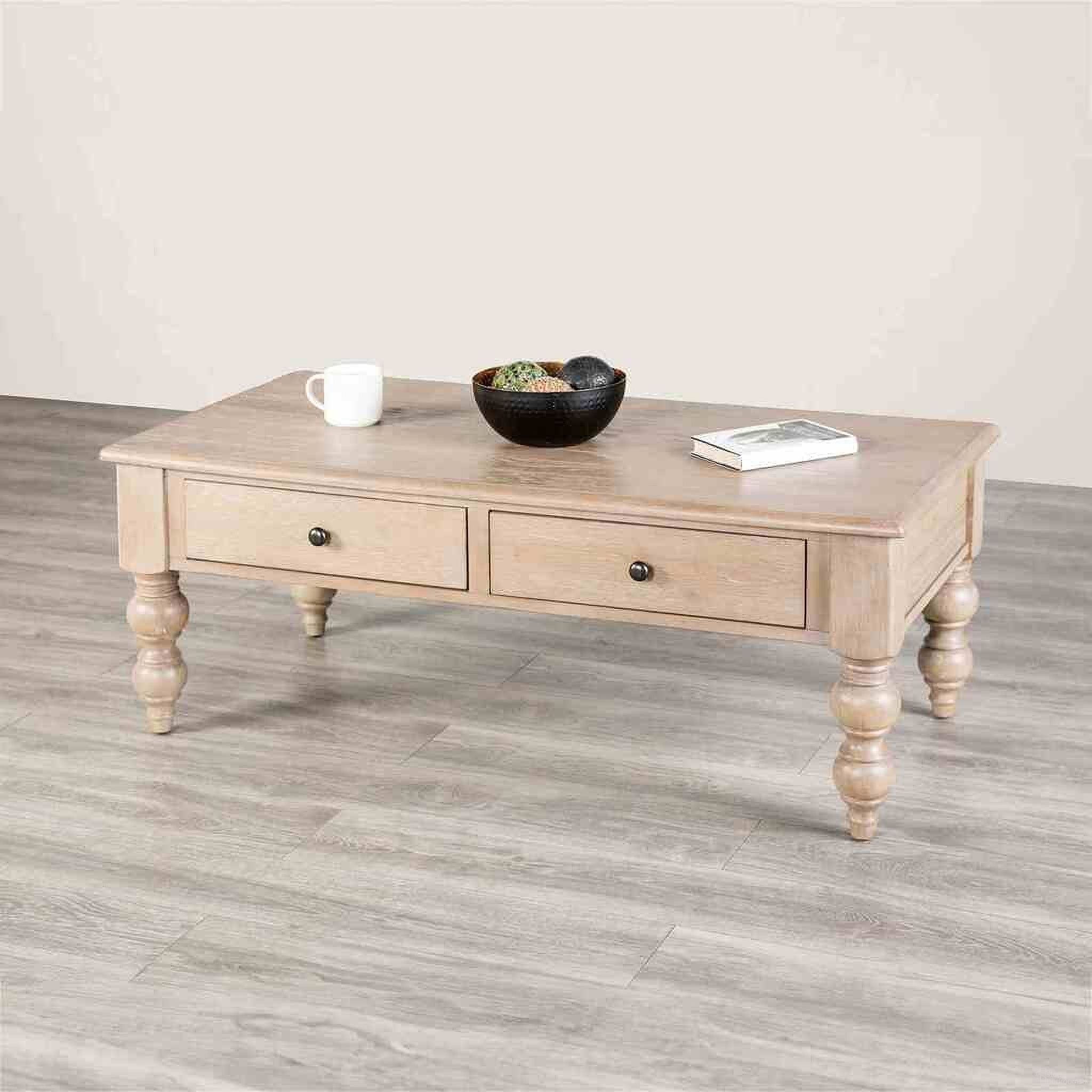 The appearance of Chesapeake Rectangular Cocktail Table In Light White Wash designed by Furniture of America in the transitional interior design. This light white wash piece of furniture was selected by 1StopBedrooms from Chesapeake Collection to add a touch of cosiness and style into your home. Sku: FM49000AK-C. Material: Solid Rubberwood.