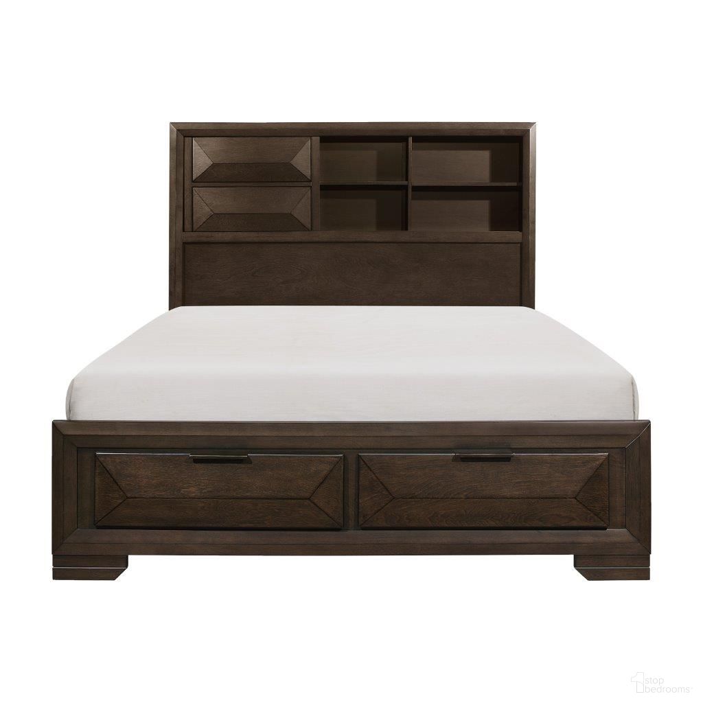 The appearance of Chesky California King Platform Bed with Footboard Storage In Espresso designed by Homelegance in the modern / contemporary interior design. This espresso piece of furniture was selected by 1StopBedrooms from Chesky Collection to add a touch of cosiness and style into your home. Sku: 1753K-1;1753K-3CK;1753K-DW. Bed Type: Platform Bed. Material: Wood. Bed Size: California King.