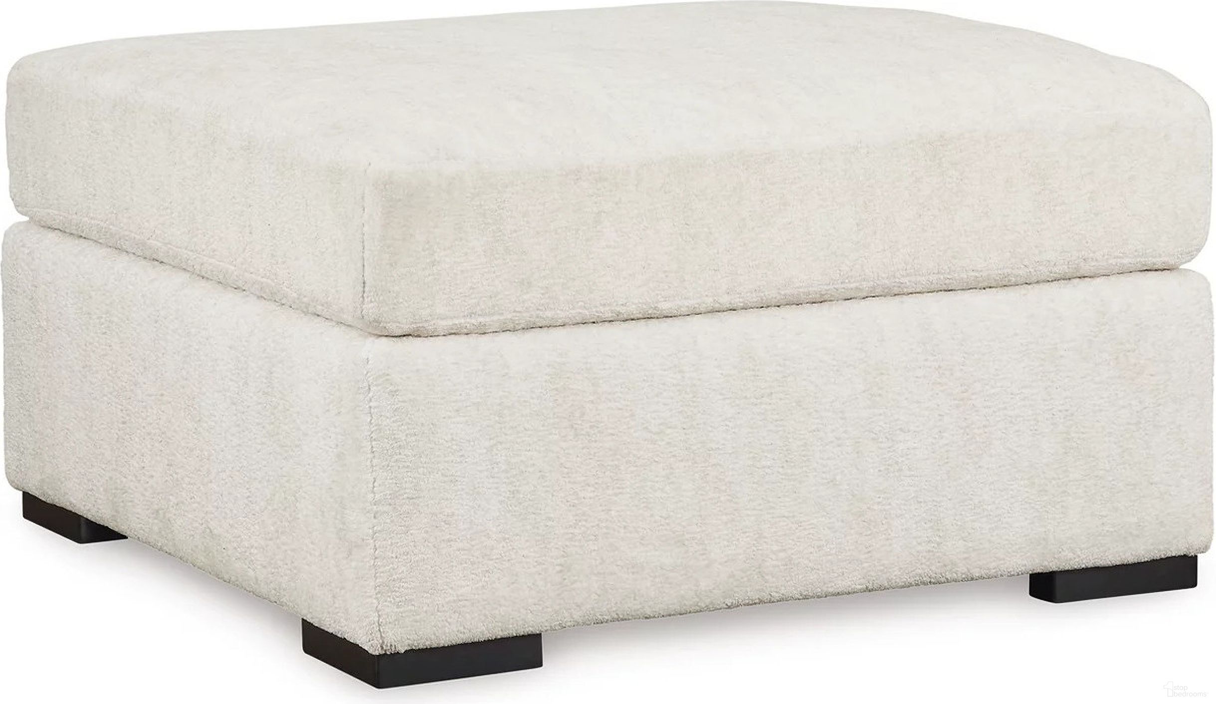 The appearance of Chessington Oversized Accent Ottoman In Ivory designed by Signature Design by Ashley in the modern / contemporary interior design. This ivory piece of furniture  was selected by 1StopBedrooms from Chessington Collection to add a touch of cosiness and style into your home. Sku: 6190408. Material: Fabric.
