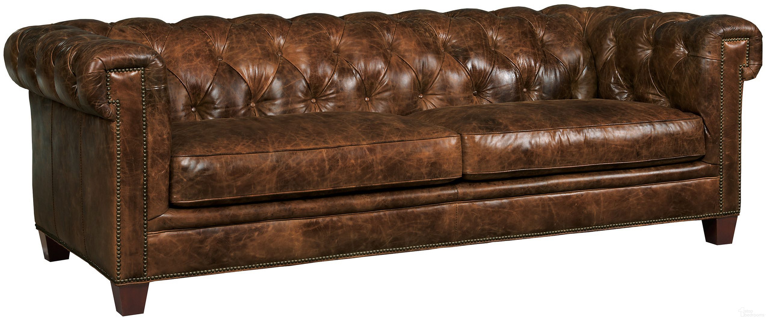 SS Chester Brown Leather Sofa