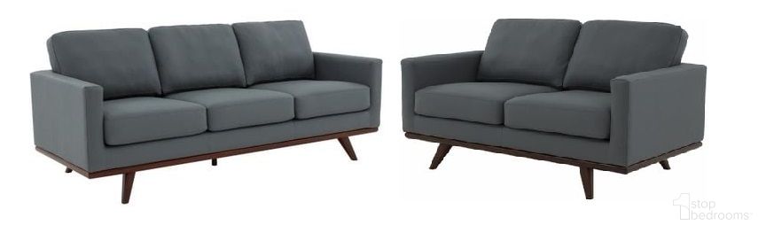 The appearance of Chester Modern Leather Living Room Set In Grey designed by LeisureMod in the modern / contemporary interior design. This grey piece of furniture was selected by 1StopBedrooms from Chester Collection to add a touch of cosiness and style into your home. Sku: CS83GR-L;CS58GR-L. Material: Leather.