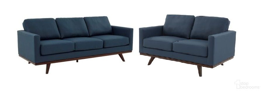 The appearance of Chester Modern Leather Living Room Set In Navy Blue designed by LeisureMod in the modern / contemporary interior design. This navy blue piece of furniture was selected by 1StopBedrooms from Chester Collection to add a touch of cosiness and style into your home. Sku: CS83NBU-L;CS58NBU-L. Material: Leather.