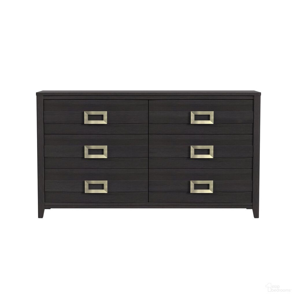 The appearance of Chett 6-Drawer Dresser In Black designed by Picket House in the modern / contemporary interior design. This black piece of furniture was selected by 1StopBedrooms from Chett Collection to add a touch of cosiness and style into your home. Sku: B-15990-8-DR. Material: Paper.