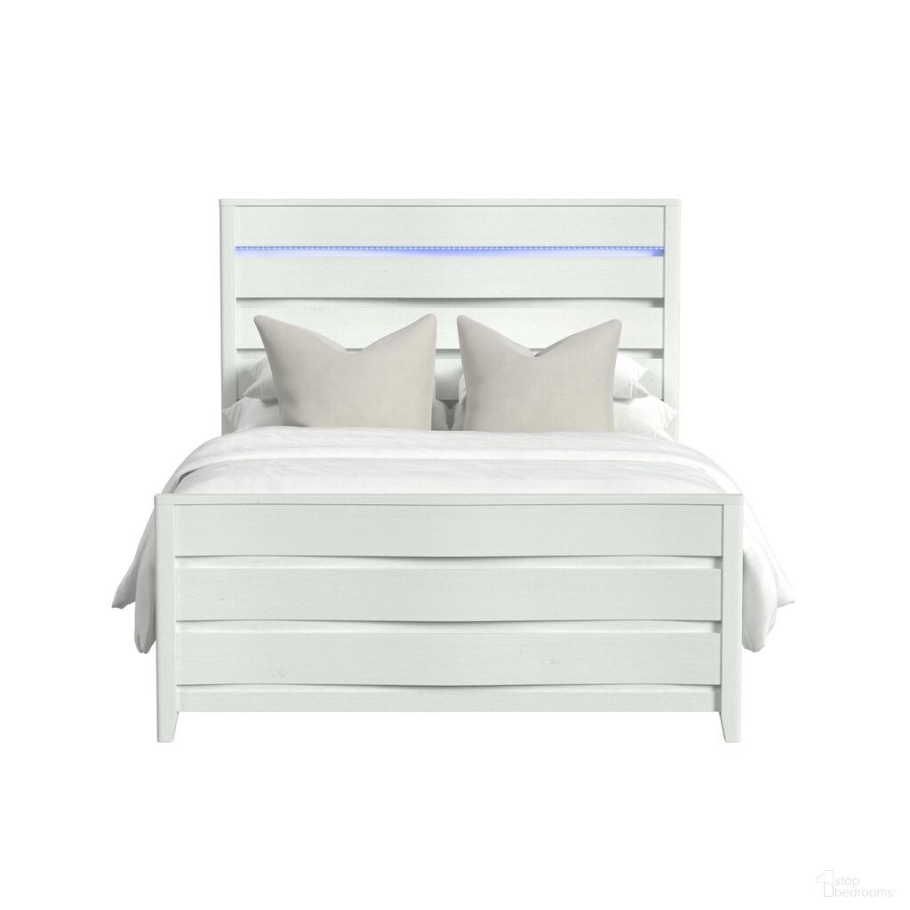 The appearance of Chett Full Bed with LED In White designed by Picket House in the modern / contemporary interior design. This white piece of furniture was selected by 1StopBedrooms from Chett Collection to add a touch of cosiness and style into your home. Sku: B-15990-7-FHFL;B-15990-7-TFR. Bed Type: Panel Bed. Bed Size: Full. Material: Paper.