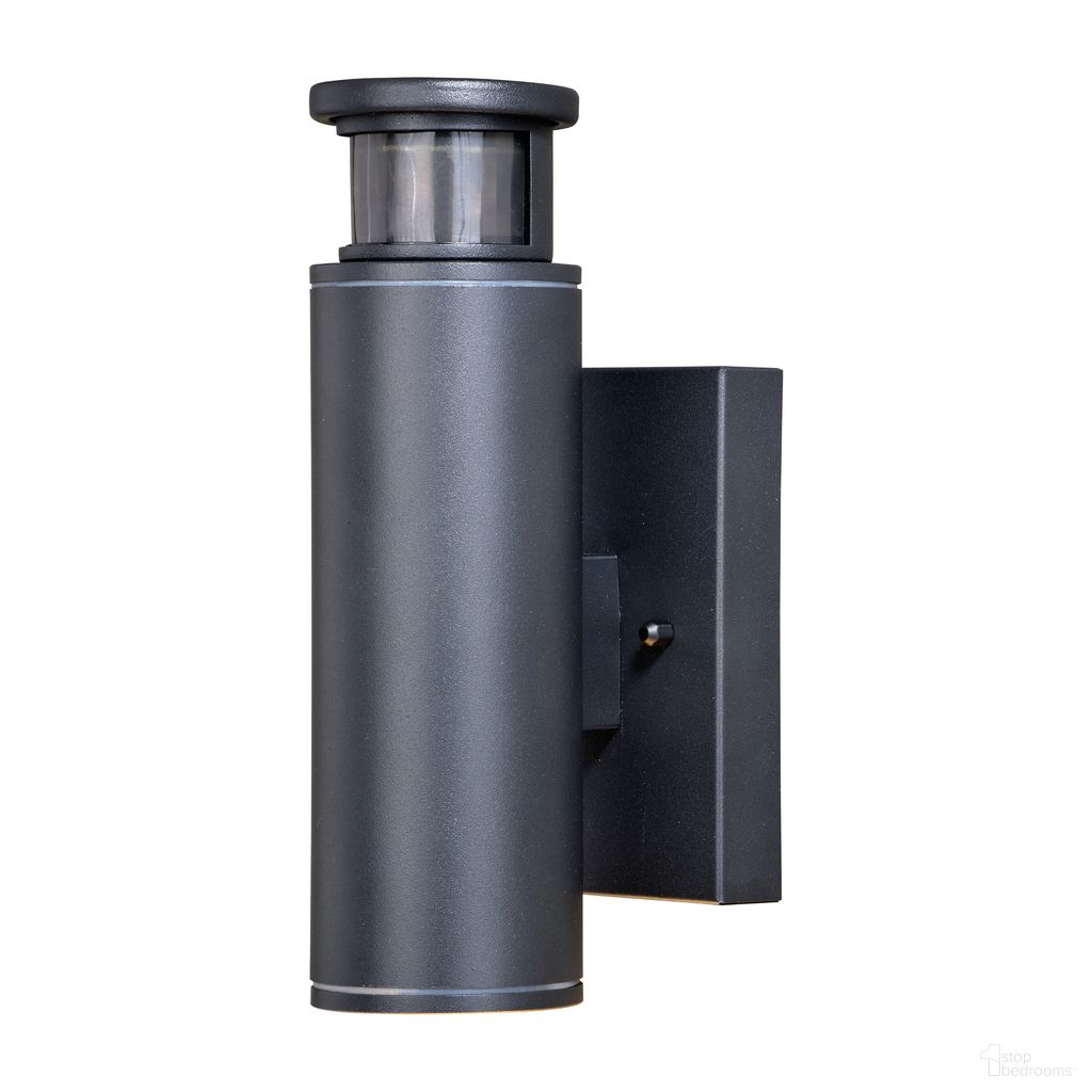 The appearance of Chiasso LED Motion Sensor Dusk to Dawn Outdoor Wall Light In Textured Black designed by Vaxcel in the modern / contemporary interior design. This textured black piece of furniture was selected by 1StopBedrooms from Chiasso Collection to add a touch of cosiness and style into your home. Sku: T0344. Material: Aluminum.