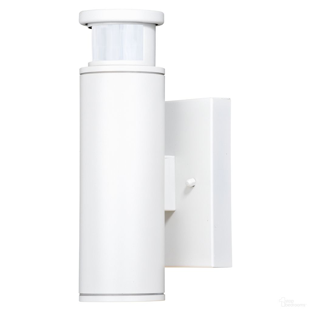The appearance of Chiasso LED Motion Sensor Dusk to Dawn Outdoor Wall Light In Textured White designed by Vaxcel in the modern / contemporary interior design. This textured white piece of furniture was selected by 1StopBedrooms from Chiasso Collection to add a touch of cosiness and style into your home. Sku: T0343. Material: Aluminum.