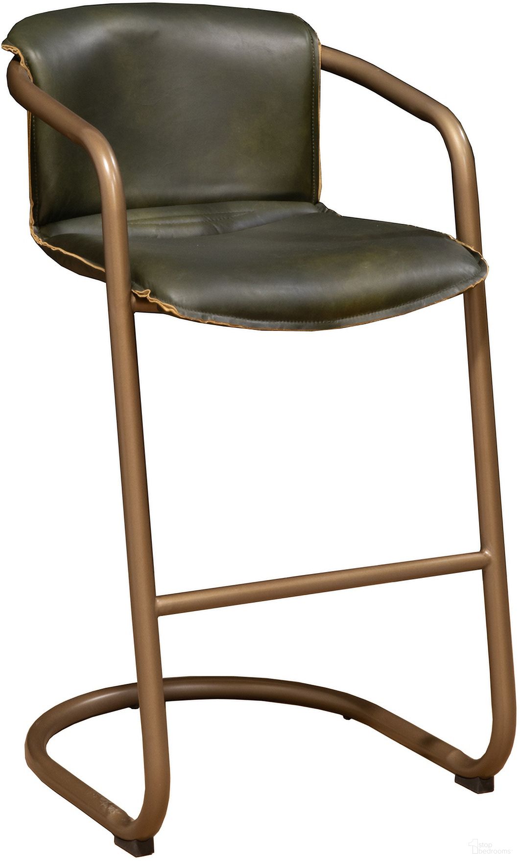 The appearance of Chiavari Leather Bar Chair In Emerald Green - Set of 2 designed by Home Trends and Design in the transitional interior design. This emerald green piece of furniture  was selected by 1StopBedrooms from Chiavari Collection to add a touch of cosiness and style into your home. Sku: ZWCIBC22EG. Material: Steel.