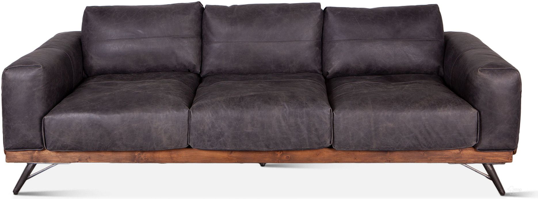 The appearance of Chiavari Sofa In Antique Ebony Leather designed by Home Trends and Design in the modern / contemporary interior design. This antique ebony piece of furniture was selected by 1StopBedrooms from Chiavari Collection to add a touch of cosiness and style into your home. Sku: ZWCHIMIDSOF. Material: Leather.