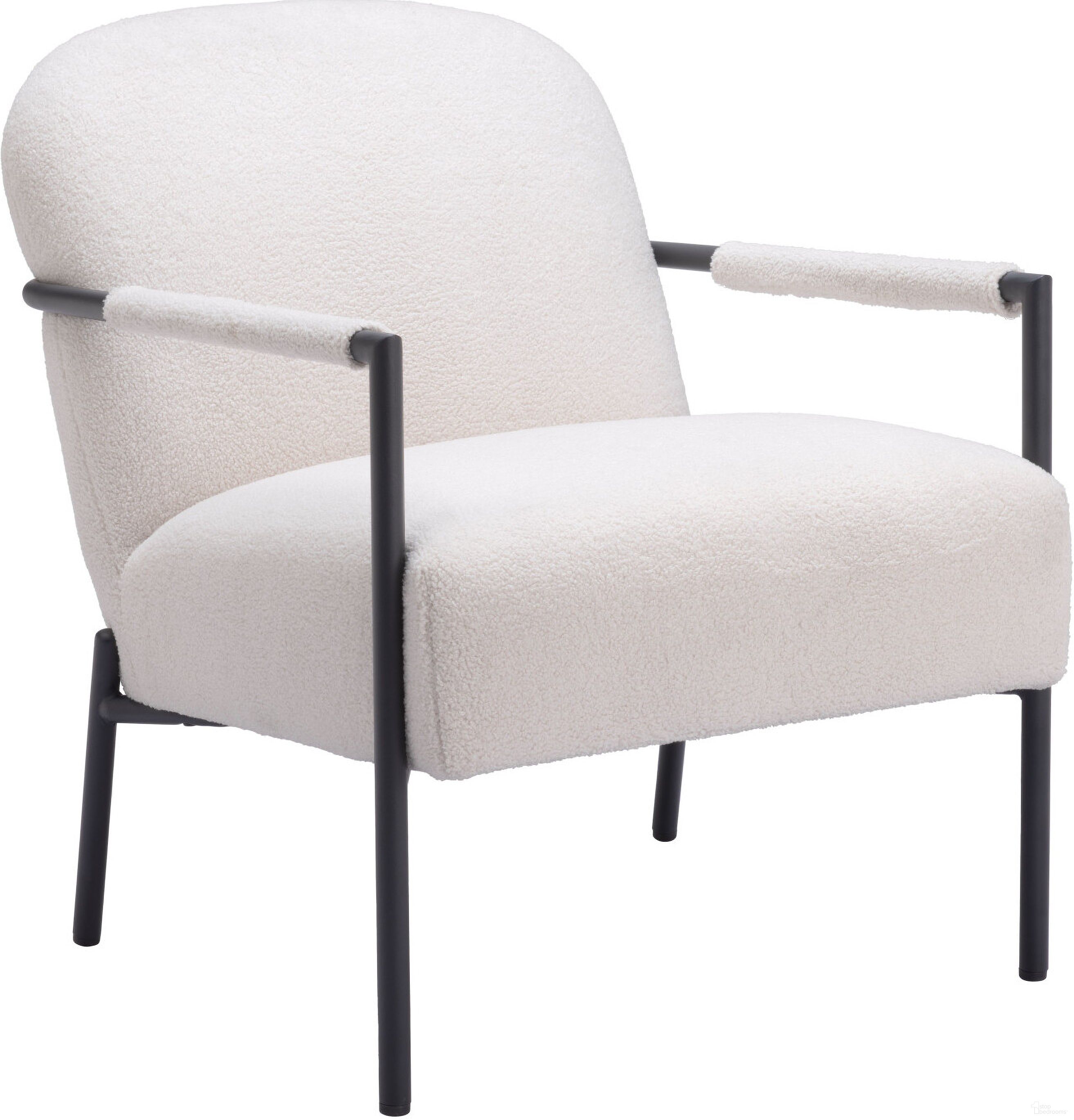 The appearance of Chicago Accent Chair In Ivory designed by Zuo Modern in the modern / contemporary interior design. This ivory piece of furniture was selected by 1StopBedrooms from Chicago Collection to add a touch of cosiness and style into your home. Sku: 109518. Material: Polyester.