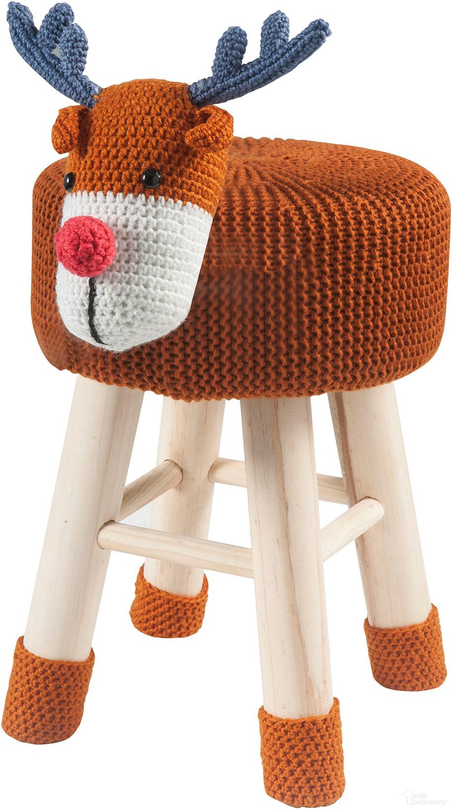 The appearance of Children's Modern Deer Ottoman Stool In Brown designed by AC Pacific in the modern / contemporary interior design. This brown piece of furniture was selected by 1StopBedrooms from to add a touch of cosiness and style into your home. Sku: STOOL-DEER. Material: Pine.