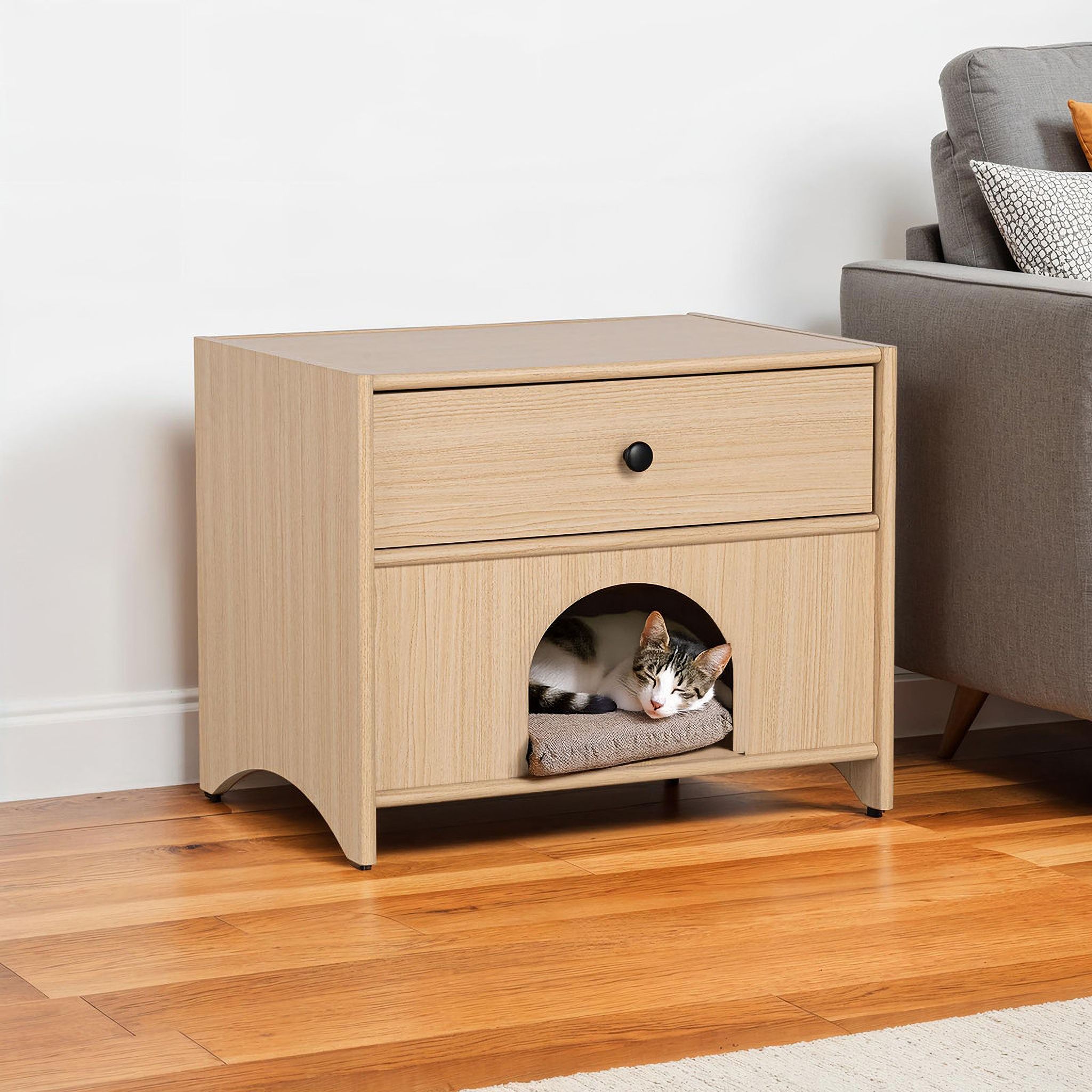 The appearance of Chiloquin Side Table In Natural designed by Furniture of America in the modern / contemporary interior design. This natural piece of furniture  was selected by 1StopBedrooms from Chiloquin Collection to add a touch of cosiness and style into your home. Sku: SL-AC4003. Material: Velvet.