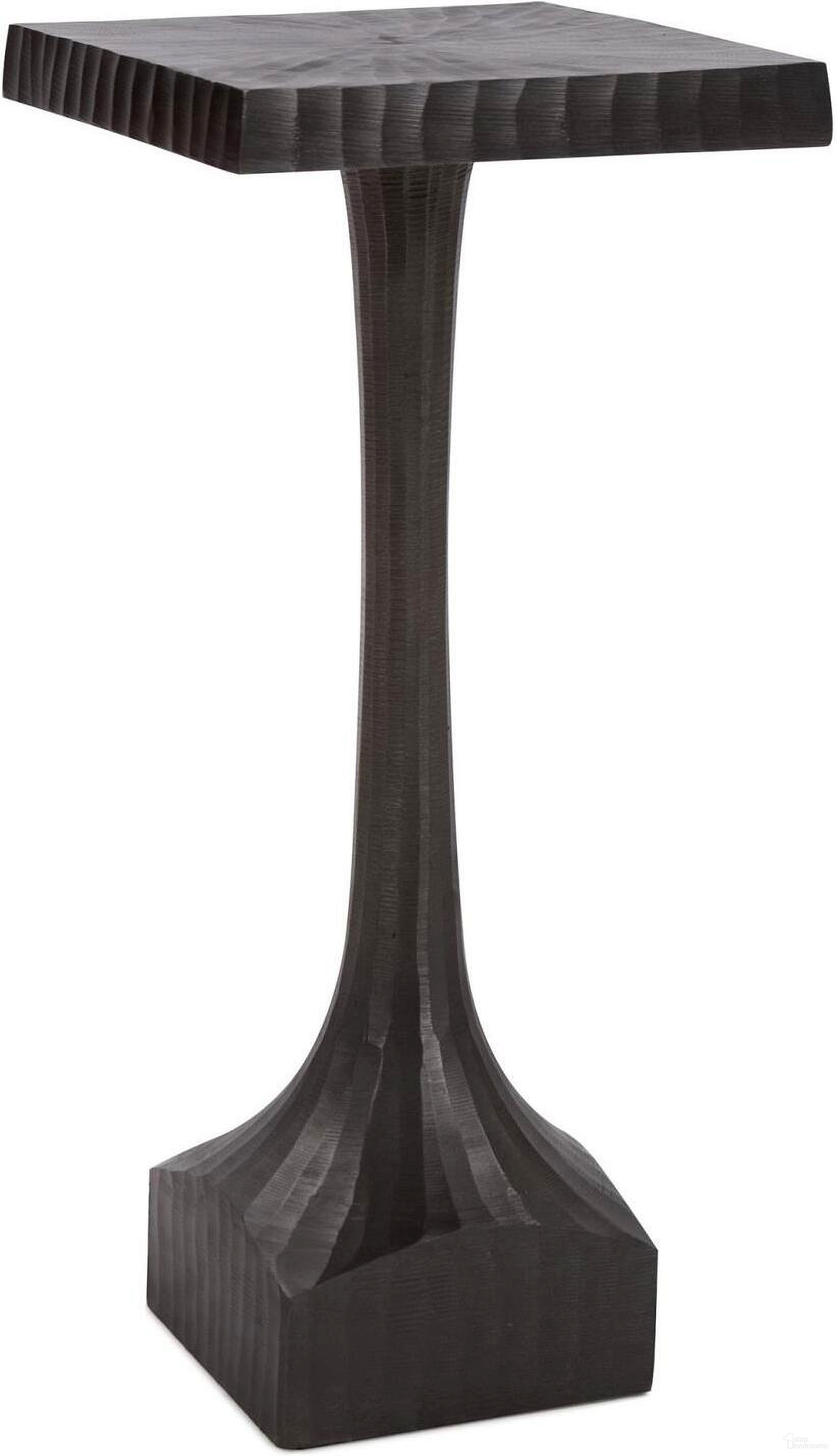 The appearance of Chiseled Cast Aluminum Martini Table In Graphite designed by Howard Elliott in the modern / contemporary interior design. This graphite piece of furniture  was selected by 1StopBedrooms from  to add a touch of cosiness and style into your home. Sku: 23045. Material: Aluminum.