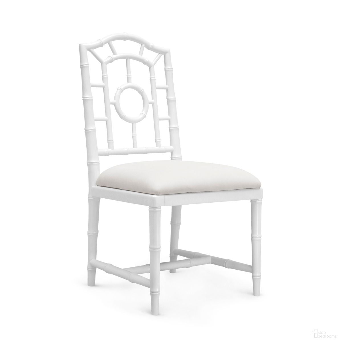 The appearance of Chloe Side Chair Set of 2 In Eggshell White designed by Villa & House in the transitional interior design. This eggshell white piece of furniture was selected by 1StopBedrooms from Chloe Collection to add a touch of cosiness and style into your home. Sku: CHL-550-09. Material: Mahogany. Chair Type: Side Chair.