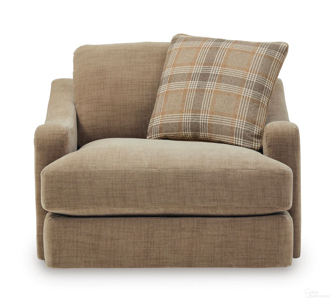 ChloeeAnne Oversized Chair In Honey