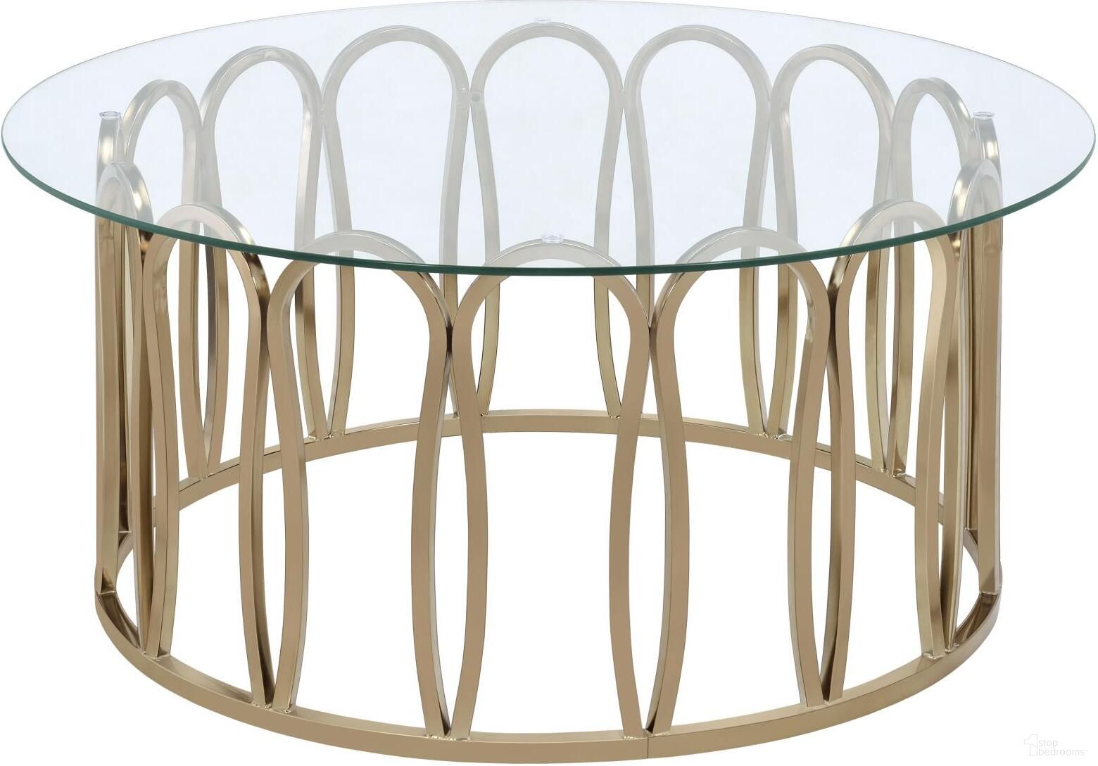 The appearance of Monett Round Coffee Table Chocolate Chrome and Clear designed by Coaster in the glam interior design. This chrome piece of furniture  was selected by 1StopBedrooms from Monett Collection to add a touch of cosiness and style into your home. Sku: 708058B1;708058B2. Material: Metal.