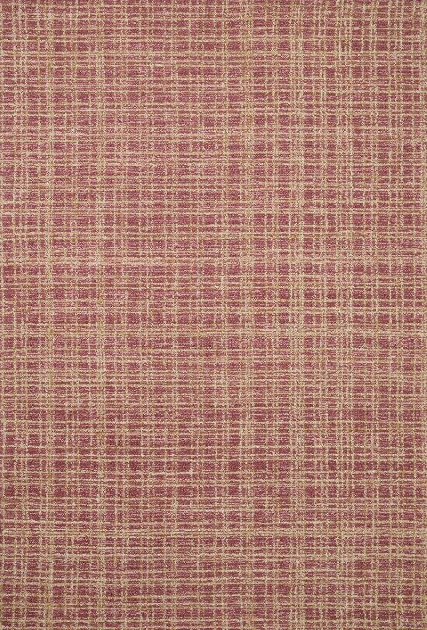 Chris Loves Julia x Loloi Polly Berry and Natural 8'-6" x 11'-6" Area Rug