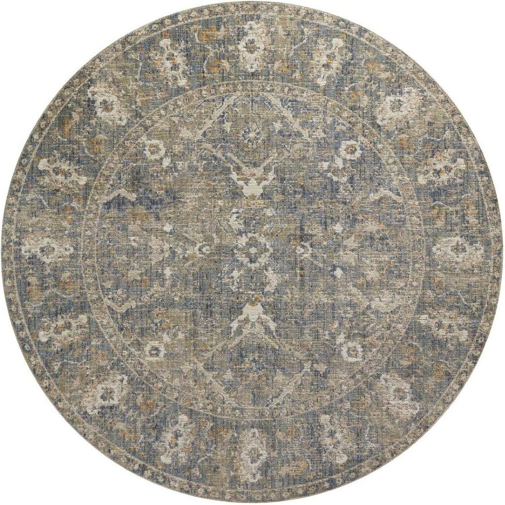 Chris Loves Julia x Loloi Rosemarie Sand and Lagoon 7'10" x 10' Area