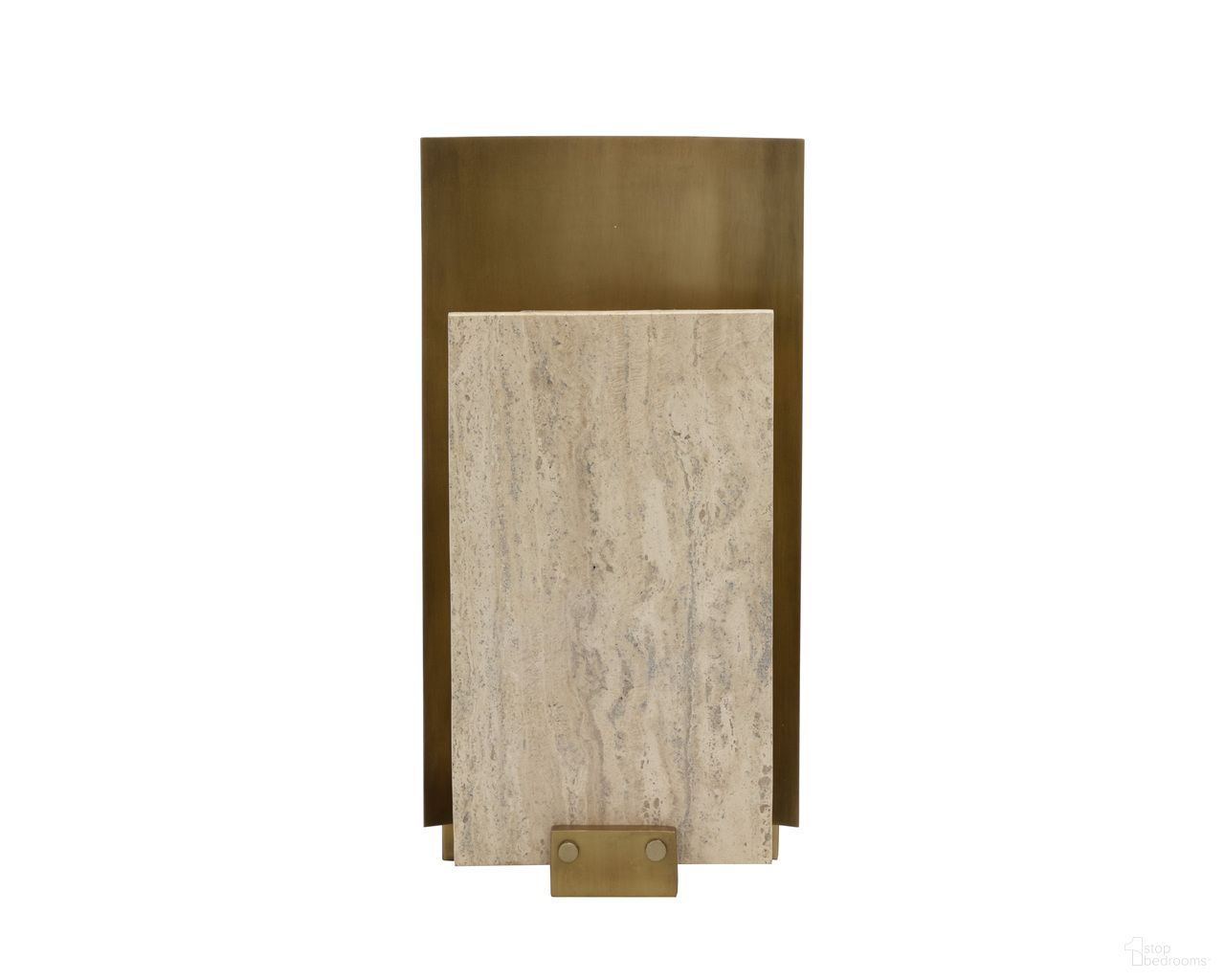 Ciana Sconce In Natural and Antique Brass