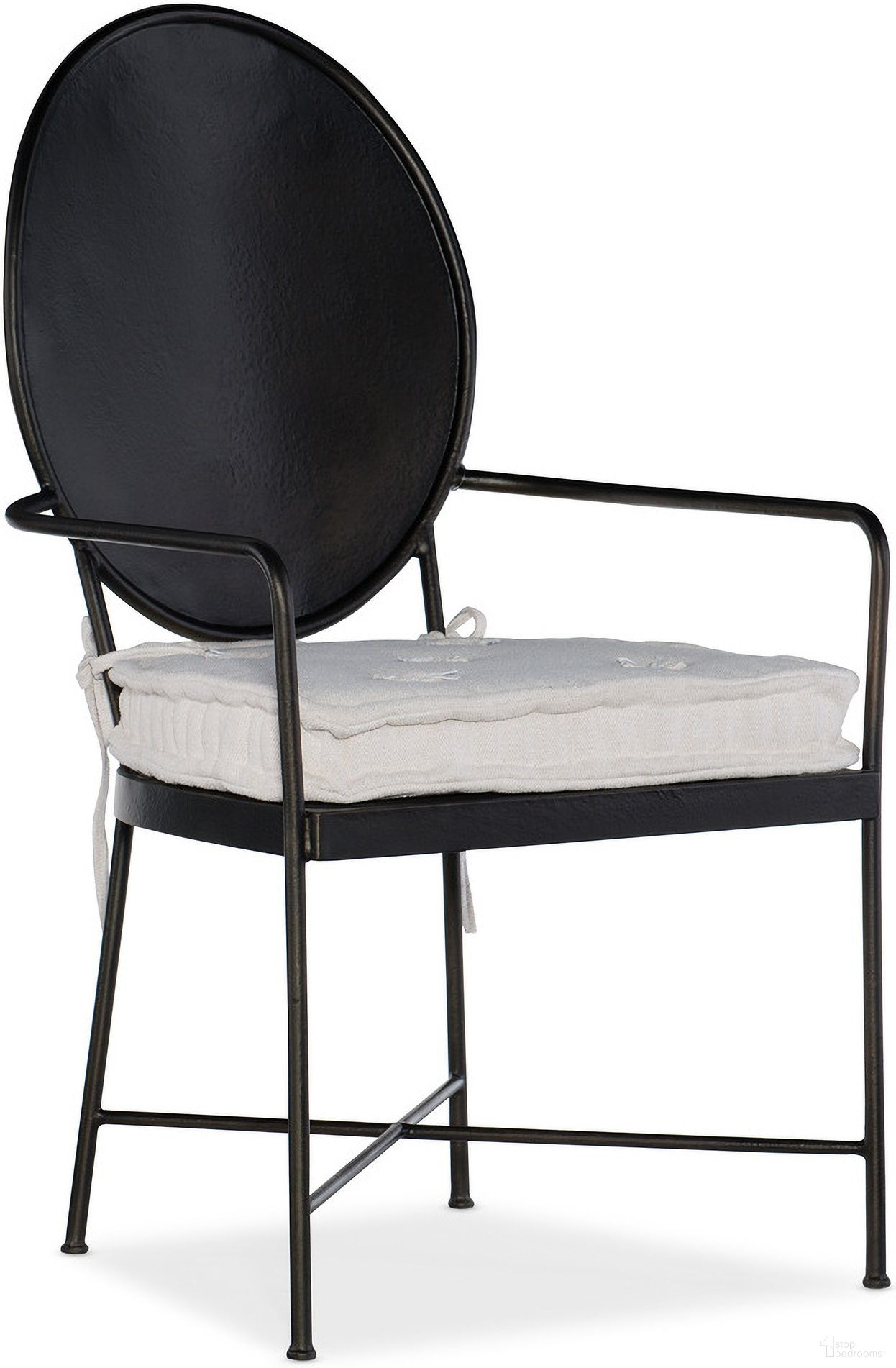 The appearance of Ciao Bella Metal Arm Chair Set of 2 designed by Hooker in the transitional interior design. This beige piece of furniture was selected by 1StopBedrooms from Ciaobella Collection to add a touch of cosiness and style into your home. Sku: 5805-75400-89. Material: Metal. Chair Type: Arm Chair.