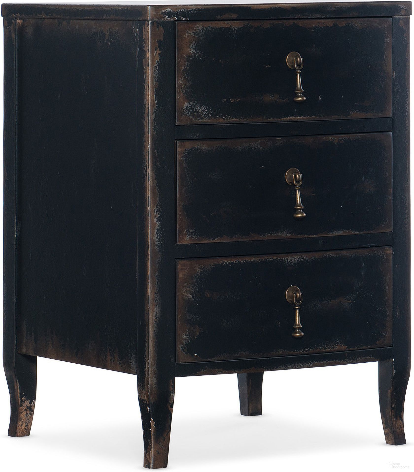 The appearance of Ciao Bella Telephone Table designed by Hooker in the transitional interior design. This black piece of furniture was selected by 1StopBedrooms from Ciaobella Collection to add a touch of cosiness and style into your home. Sku: 5805-90115-99. Material: Maple.