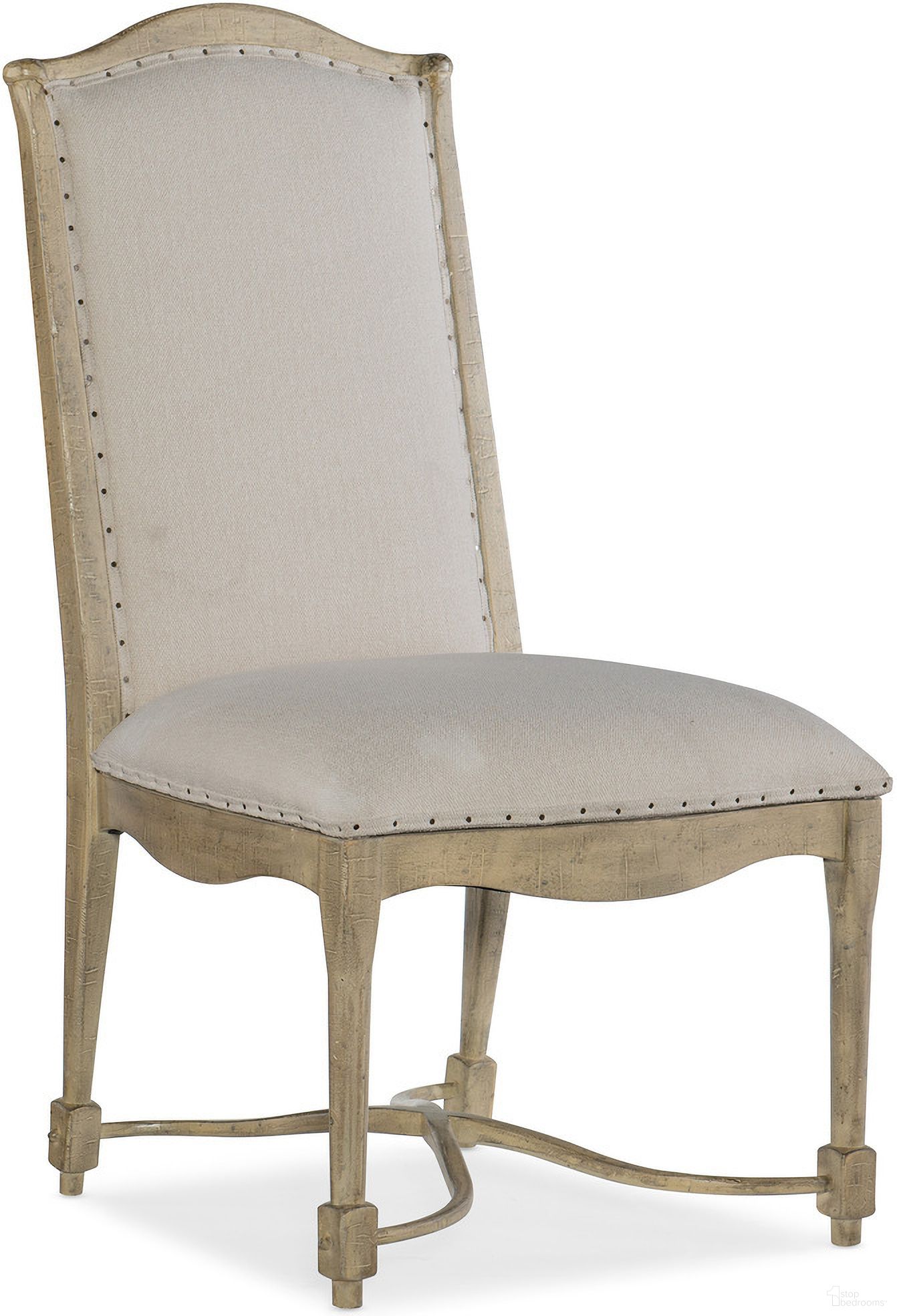 The appearance of CiaoBella Upholstered Back Side Chair- Natural set of 2 designed by Hooker in the transitional interior design. This beige piece of furniture was selected by 1StopBedrooms from Ciaobella Collection to add a touch of cosiness and style into your home. Sku: 5805-75310-85. Material: Fabric. Chair Type: Side Chair.