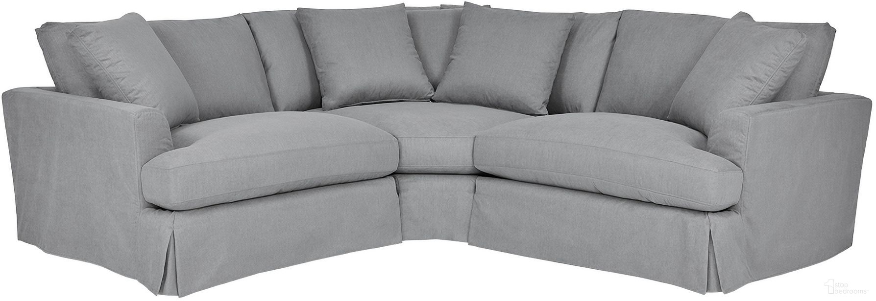 The appearance of Ciara Upholstered 3 Piece Sectional Sofa In Gray designed by Armen Living in the modern / contemporary interior design. This gray piece of furniture was selected by 1StopBedrooms from Ciara Collection to add a touch of cosiness and style into your home. Sku: LCCISEPSLLF;LCCISEPSLRF;LCCISEPSLCNR. Material: Wood. Layout: L-Shape.