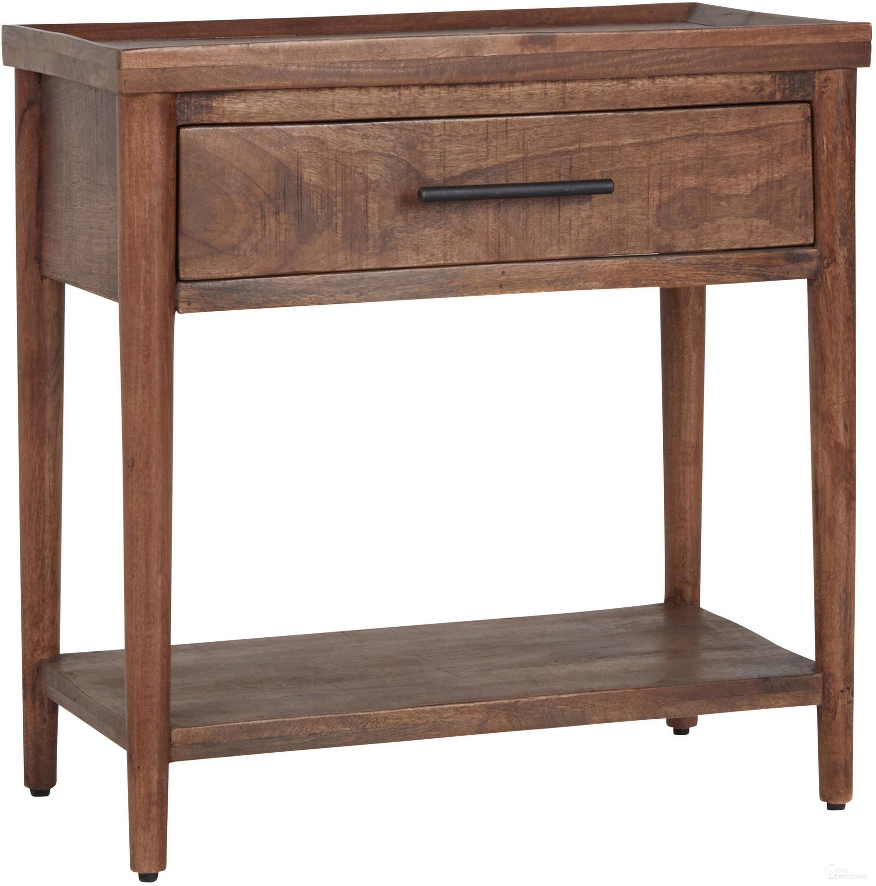 Ciaria 1 Drawer End Table In Light Brown
