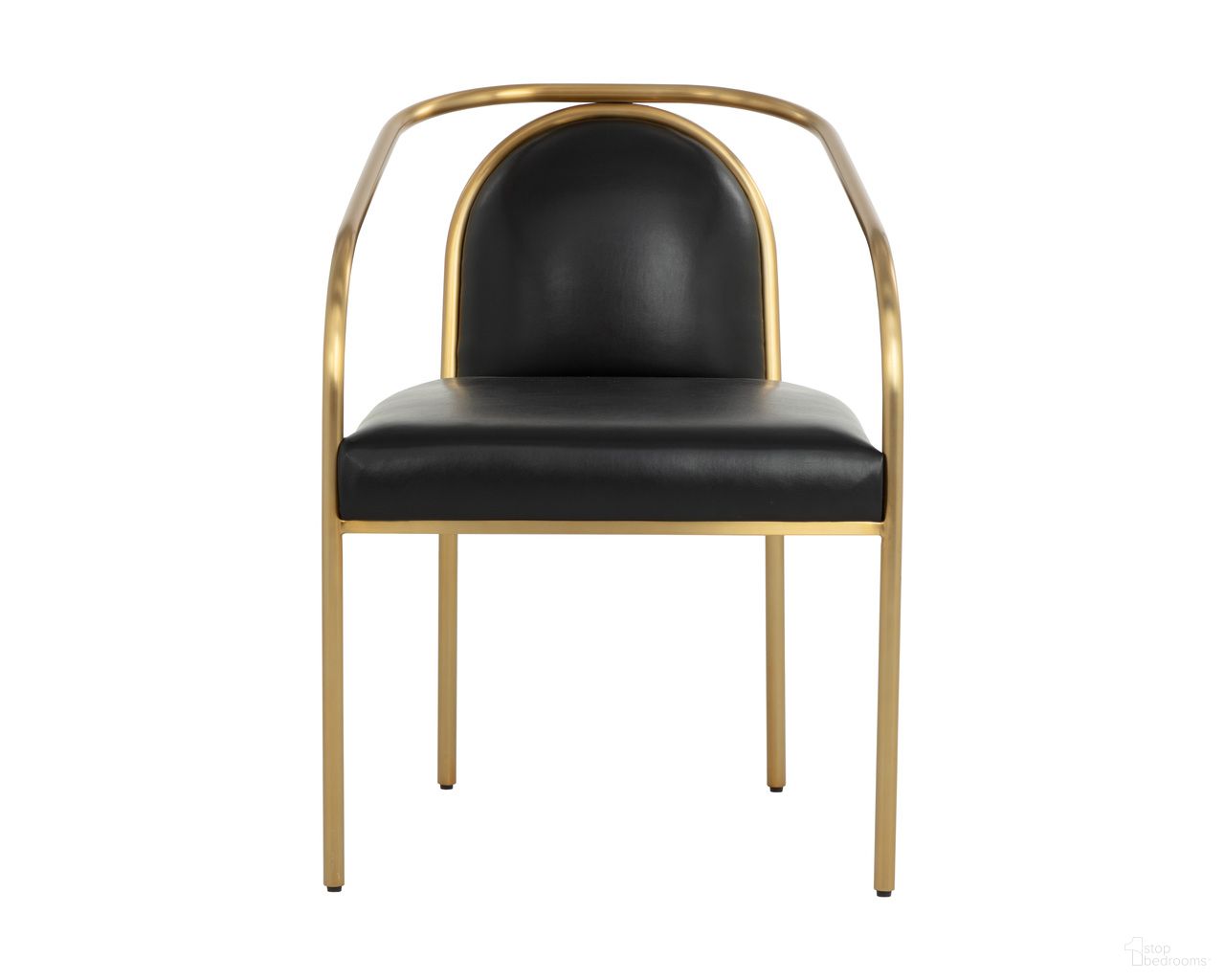 Cicero Dining Armchair In Cantina Black