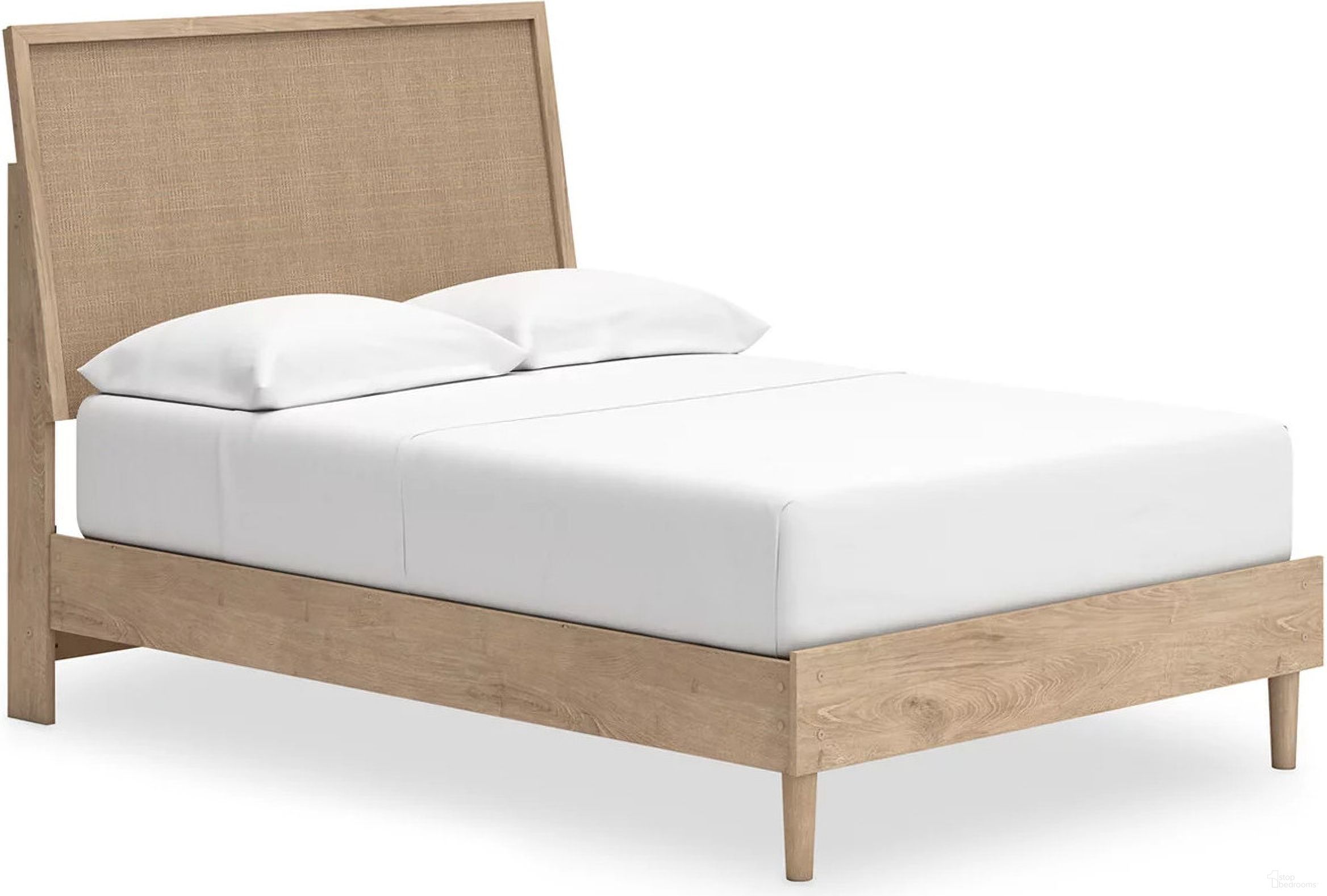 The appearance of Cielden Full Panel Bed In Two-tone designed by Signature Design by Ashley in the modern / contemporary interior design. This two-tone piece of furniture was selected by 1StopBedrooms from Cielden Collection to add a touch of cosiness and style into your home. Sku: B100-12;B1199-184;B1199-87. Bed Type: Panel Bed. Material: Wood. Bed Size: Full.