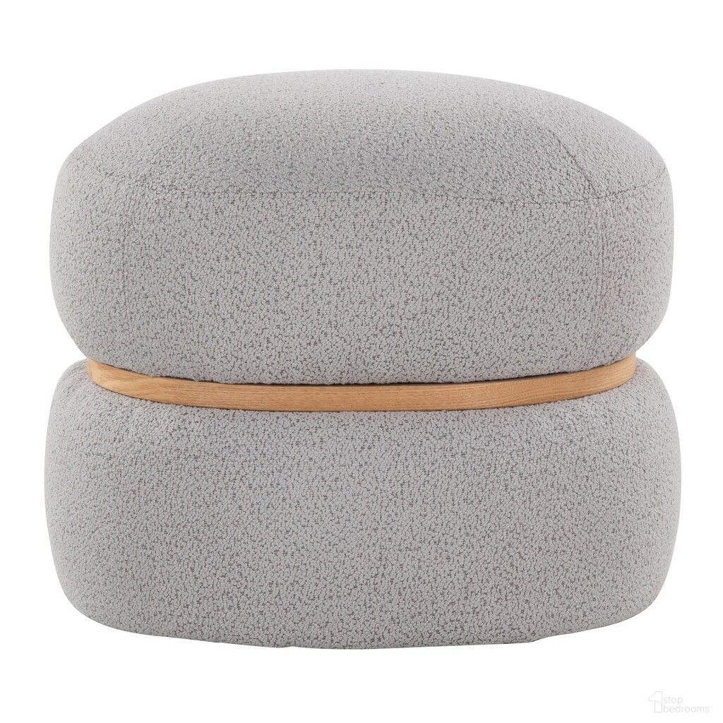 The appearance of Cinch Pouf Ottoman In Natural and Grey designed by Lumisource in the modern / contemporary interior design. This natural and grey piece of furniture was selected by 1StopBedrooms from Cinch Collection to add a touch of cosiness and style into your home. Sku: OT-CINCH NAGY. Material: Foam.