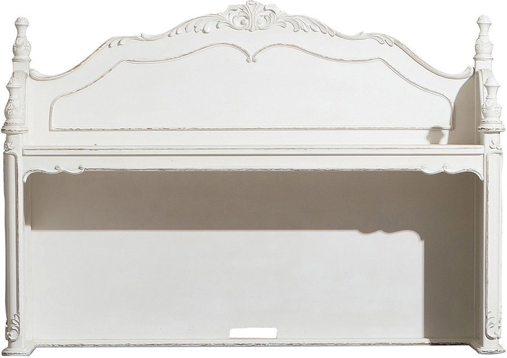 The appearance of Cinderella Writing Hutch In Gray and White designed by Homelegance in the traditional interior design. This gray/white piece of furniture was selected by 1StopBedrooms from Cinderella Collection to add a touch of cosiness and style into your home. Sku: 1386NW-10. Material: Wood.