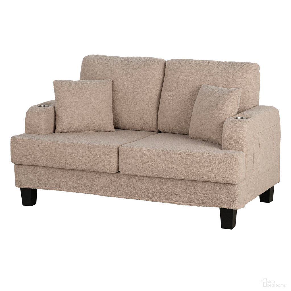 Cinderford Loveseat In Beige