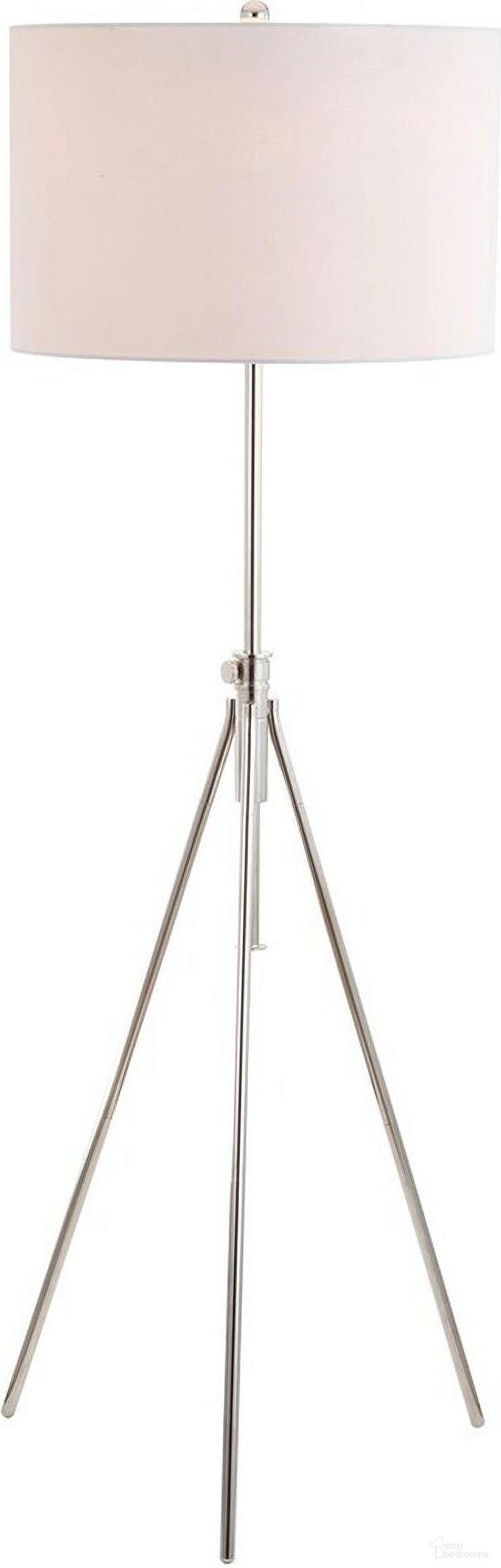 Cipriana Nickel Floor Lamp