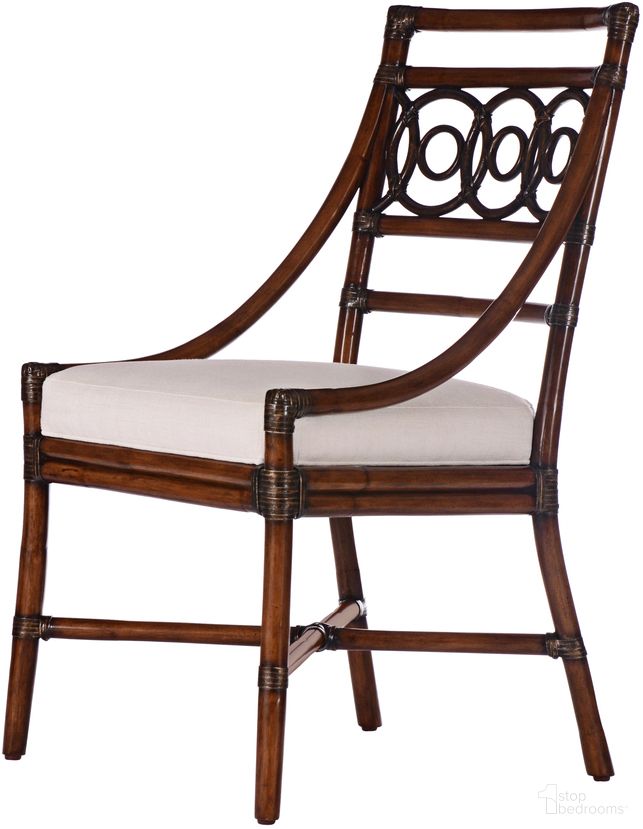 The appearance of Circles Side Chair In Flax designed by Century Furniture in the modern / contemporary interior design. This flax piece of furniture was selected by 1StopBedrooms from Curate Collection to add a touch of cosiness and style into your home. Sku: CT2007S-FL. Material: Rattan. Chair Type: Side Chair.