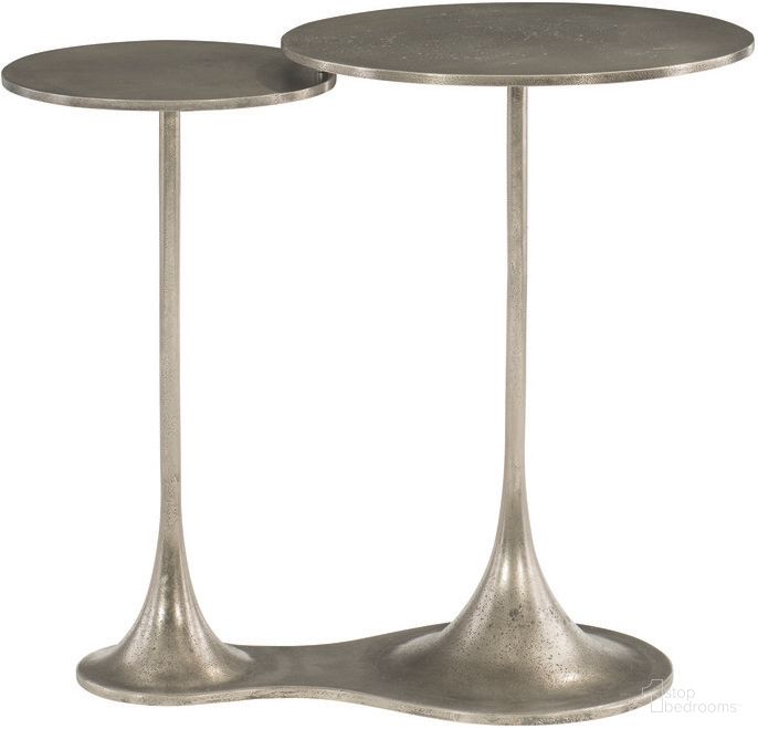 The appearance of Circlet Bunching End Tables designed by Bernhardt in the modern / contemporary interior design. This graphite piece of furniture  was selected by 1StopBedrooms from Circlet Collection to add a touch of cosiness and style into your home. Sku: 382158. Material: Aluminum.