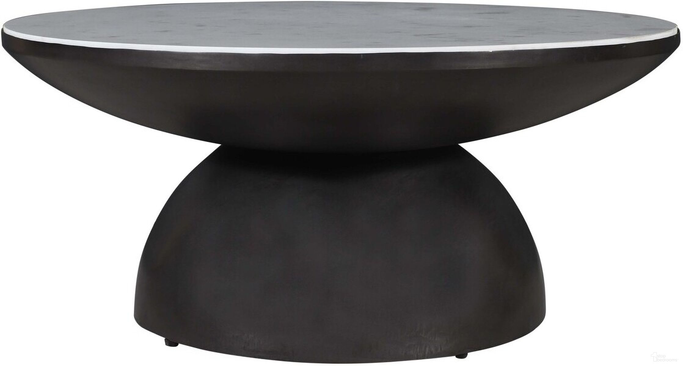 The appearance of Circularity 35 Inch Round Pedestal Coffee Table In White and Gunmetal designed by Jofran in the modern / contemporary interior design. This white/gunmetal piece of furniture  was selected by 1StopBedrooms from Circularity Collection to add a touch of cosiness and style into your home. Sku: 2220-2. Material: Iron.