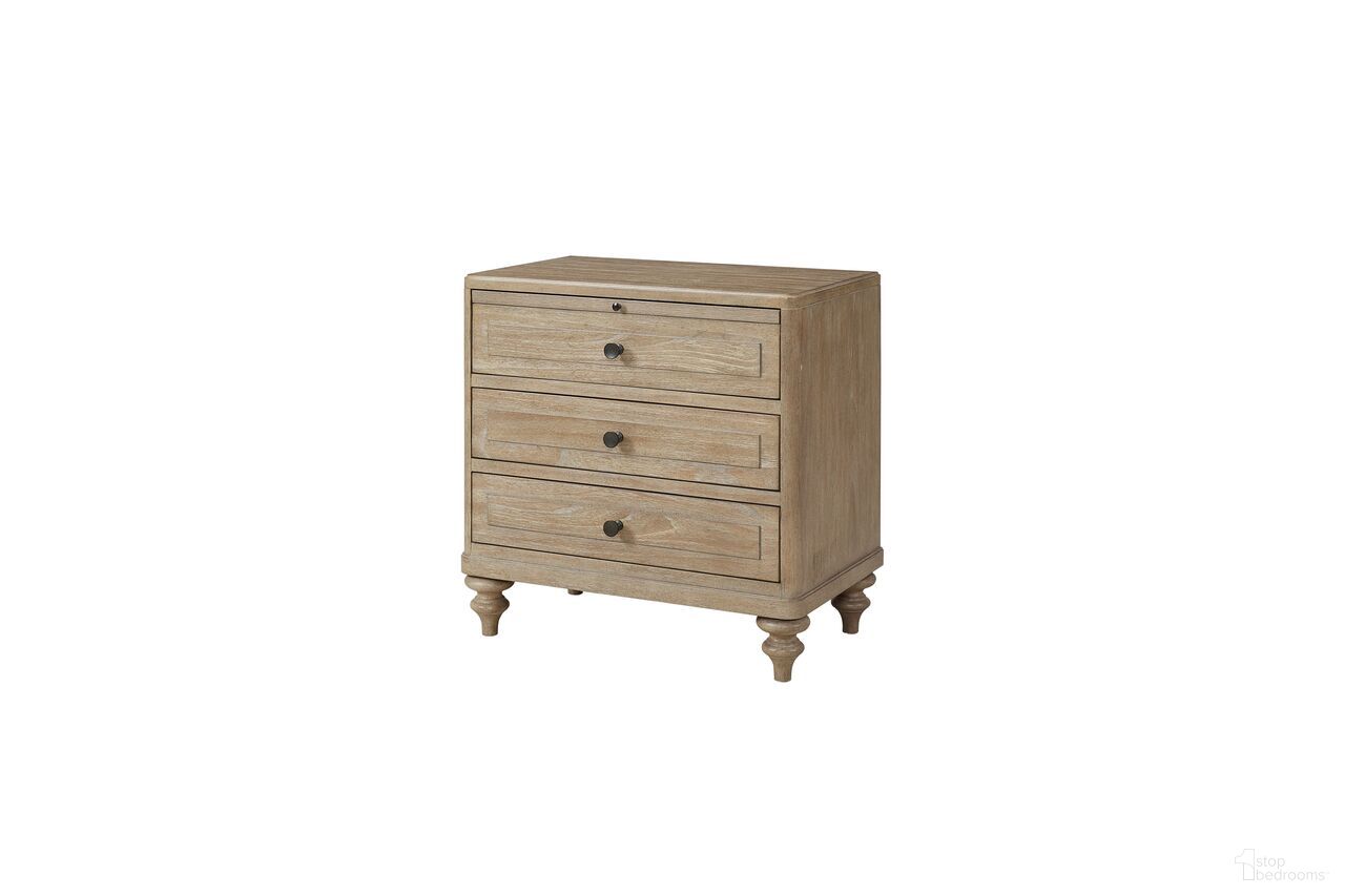 Wilmington 3 Drawer Nightstand In Sand